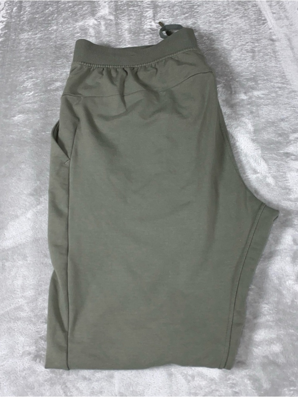 lululemon Mens XL City Sweat Joggers Olive Green Tapered Athletic Pants M5AJT8